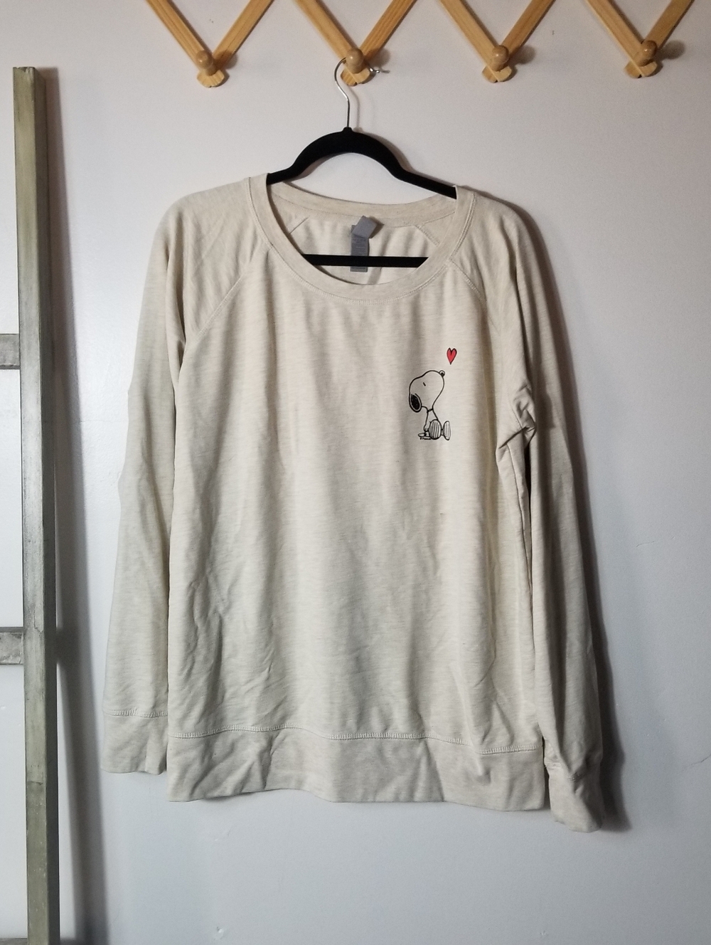 INSTANT MESSAGE WOMEN'S SNOOPY GRAPHIC LONG SLEEVE SIZE XL (SEE FULL DESCRIPTION